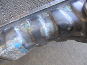 消化ポンプ用ラジエーター修理