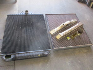 消化ポンプ用ラジエーター修理